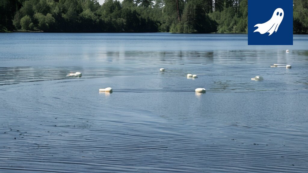 Hanhi, jonka selässä on pieni valvontakamera, lentää Tammerkosken yllä.