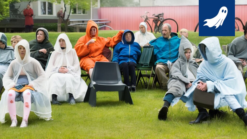 Festivaalialue Ratinanniemellä rankkasateen ja mutan peitossa, ihmiset sadeviitoissa.