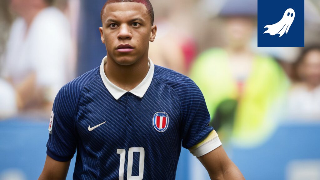 Kylian Mbappé harjoittelee Koskipuistossa muovipussisukat jalassa ja neonväriset hiuslenkit päässä.