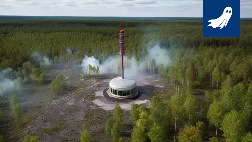 Hiiltynyt männikkö Kintulammilla, symboloiden taloudellista tappiota ja epäonnistunutta kehitystä.