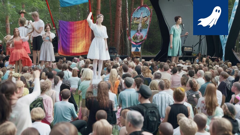 Laukon kartano muuttuu digitaaliseksi queer-metaversumiksi, jossa visuaaliset häiriöt ja synkät äänimaisemat hallitsevat.