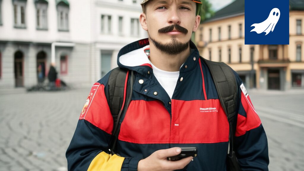 Sarjakuvamainen kuva palomiehestä, joka jakaa osakkeita ortodoksikirkon edessä, symboloiden uutta palkitsemismallia.