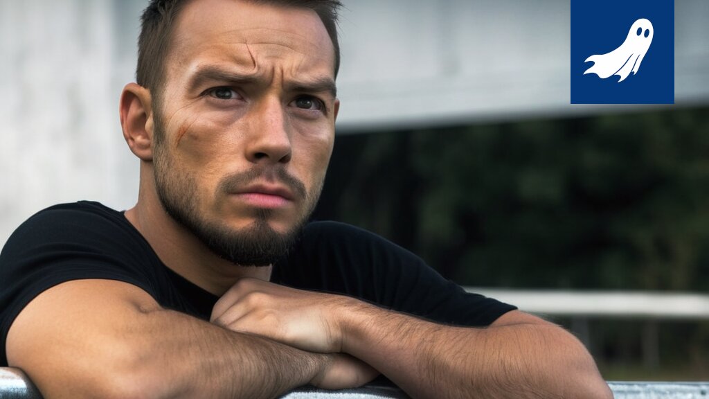 Robottipoliisi sakottaa UFC-ottelijaa donitseista kesäisessä Tampereen kaupunkikuvassa.