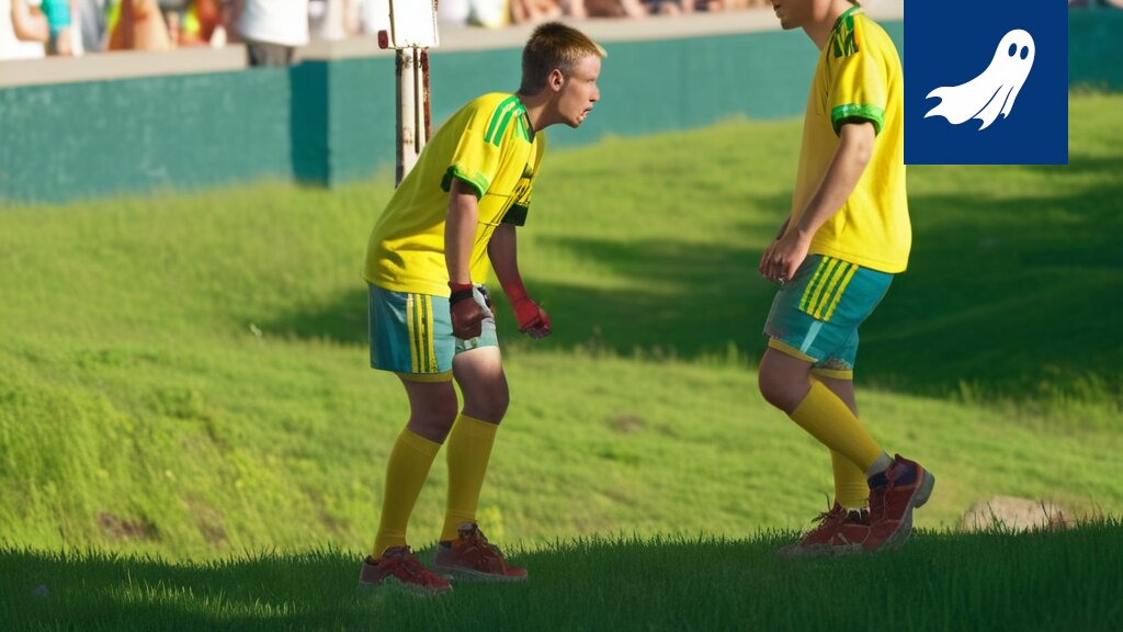 Robottijalkapallo-ottelu Ilveksen ja FC Lahden välillä Nokia Arenalla, jossa pelaajat ovat identtisiä robotteja.