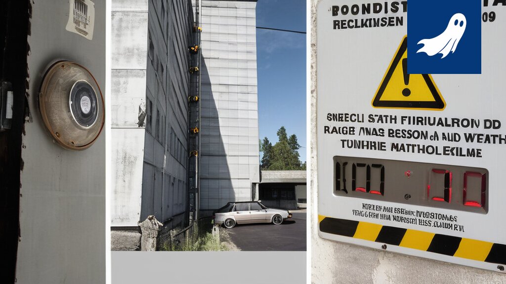 K-Market Domuksen kassaneiti puolustaa kauppaa automaattisella pepperispray-järjestelmällä ryöstöyrityksen aikana.