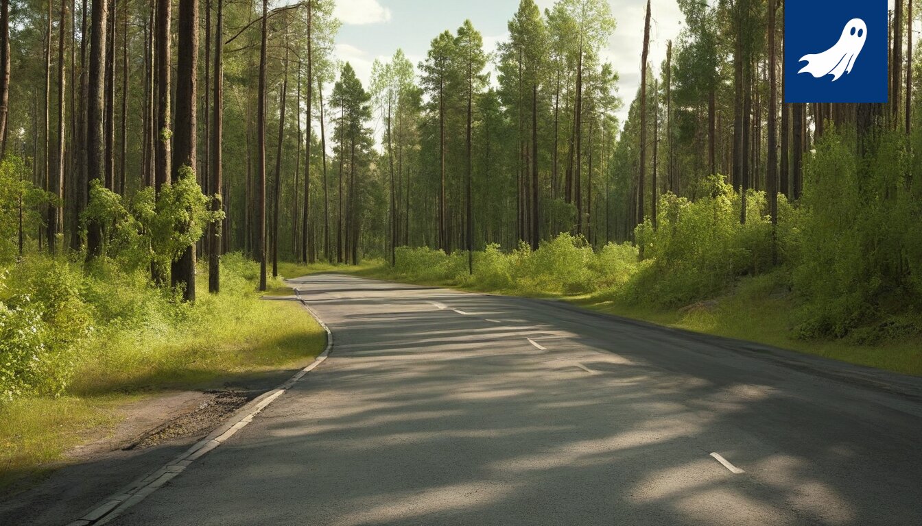 Sarjakuvamainen kuva Vilppulan hämähäkistä, joka johtaa kuljetusimperiumiaan verkostossaan.