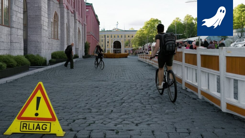 Tampereen kaupungintalo muuttumassa "Pirjo i Sverige" -elokuvan teemapuistoksi, satiirinen kuva.