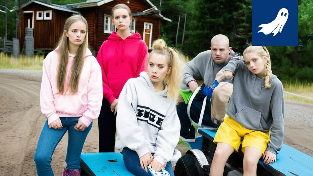 Nuoret rippikoululaiset laskevat säästöjä digitaalisella laitteella, viitaten tekoälyn ja säästämisen yhteyteen.