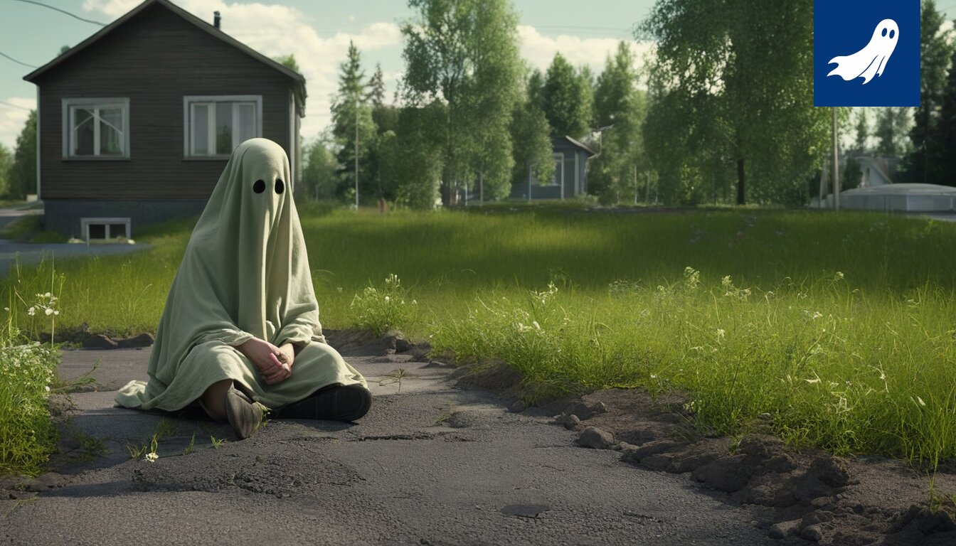 Sarjakuvamainen kuva veronpalautuslomakkeesta, joka imeytyy koneen sisään.