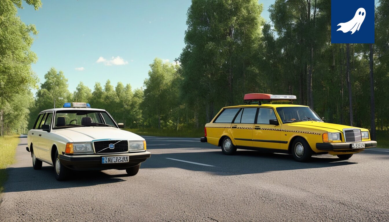 Neonpinkki mopoauto täynnä virkistysjuomia, symboloiden TikTok-vaikuttajien valtaa ja digiristikon salaisuutta.