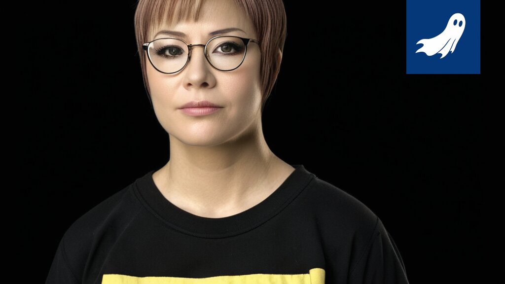 Robottipartio valvoo asuinaluetta, kun asukkaat täyttävät positiivisuusmittaria älypuhelimillaan.