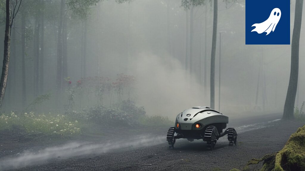 Savupilvi nousee ojitettujen turvesoiden yllä, robottien valvovan katseen alla.