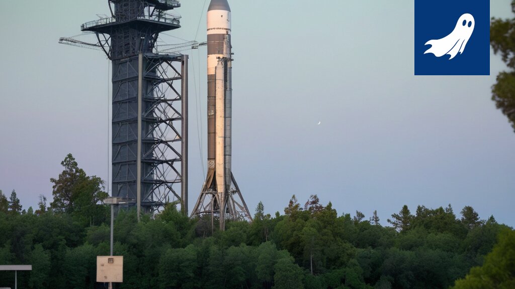 Satiirinen kuva SpaceX:n avaruusromusta Kuun pinnalla, viitaten sen vaikutukseen kiinteistöjen arvoon.