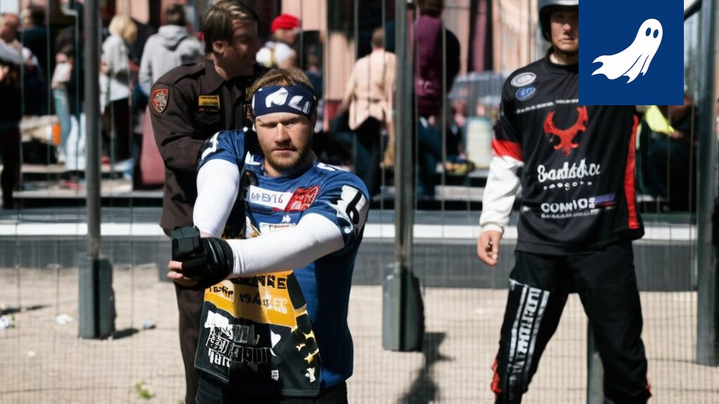 Sarjakuvamainen kuva pesäpallomailasta, jonka isku aiheuttaa universumin repeämistä, symboloiden artikkelin absurdia väitettä.