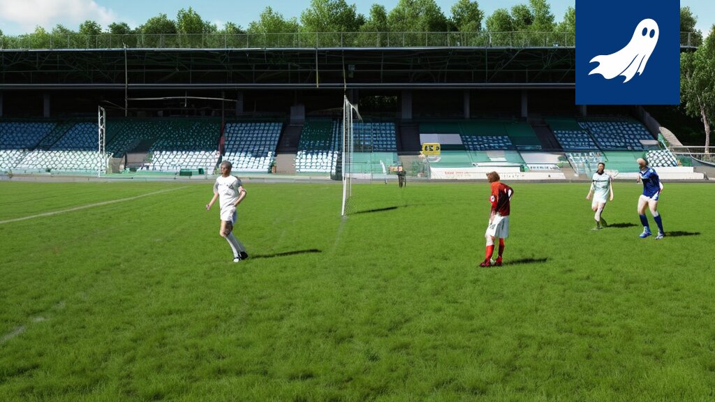 Sarjakuvamainen kuva FC Hakan ja Ilveksen logojen yhdistymisestä, symboloiden yrityskauppaa ja uutta digitaalista aikakautta.