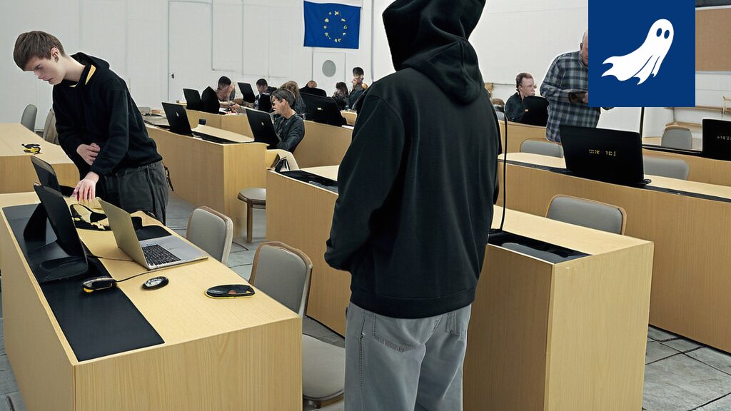 Satiirinen uutiskuva, jossa vihjataan salaperäiseen vedenalaiseen yhteisöön järven pohjassa.