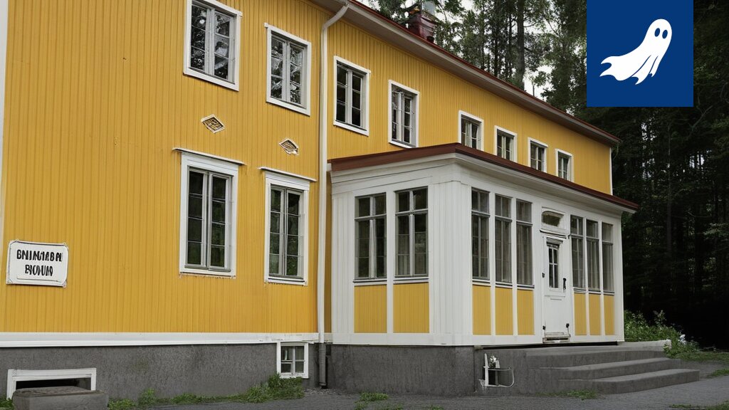 Kuva Pappilansaaresta, jossa näkyy hienovarainen viittaus digitaaliseen teknologiaan, kuten hologrammi tai virtuaalitodellisuuslasit.