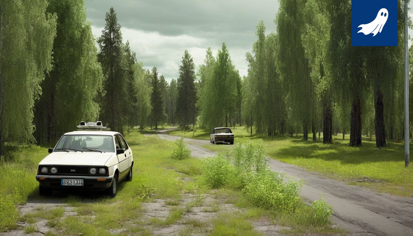 Nuoret suorittavat TikTok-tanssihaastetta Pyynikin Rosendahlin rannalla, taustalla KansaRageBotin auto.