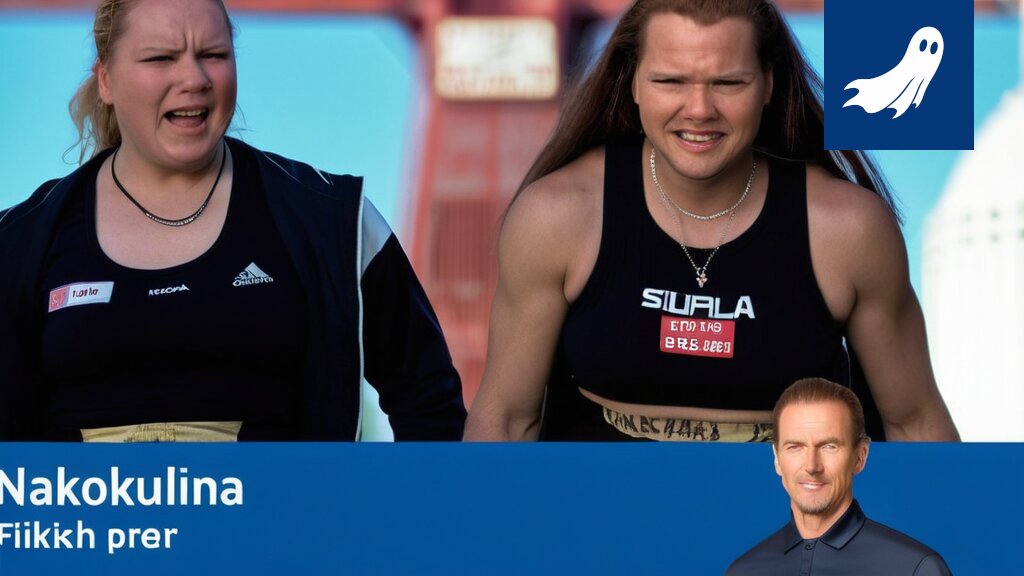 Satiirinen kuva Suomen Urheiluliiton uudesta strategiasta, jossa urheilijat nähdään brändilähettiläinä.