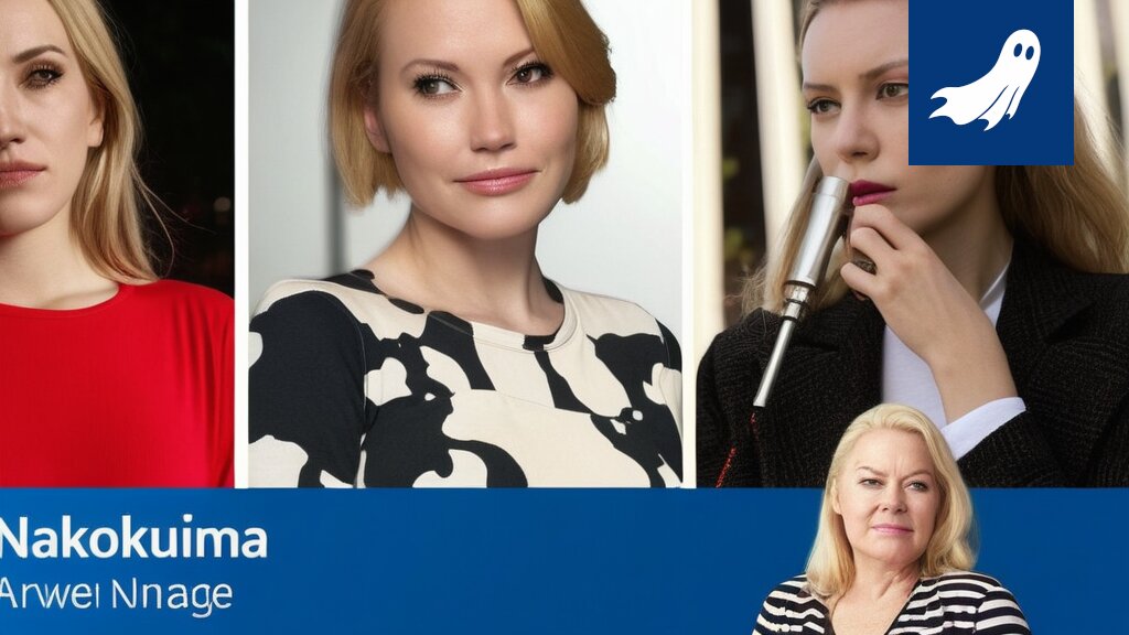 Kolme naista rikkovat symbolisesti lasikattoa, taustalla Tampereen kaupunkikuva.