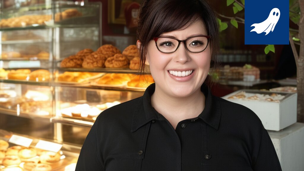 Pella's Cafe & Bakeryn logo tai kuva kahvilasta, symboloiden liiketoiminnan uudelleenjärjestelyä ja taloudellista innovaatiota.