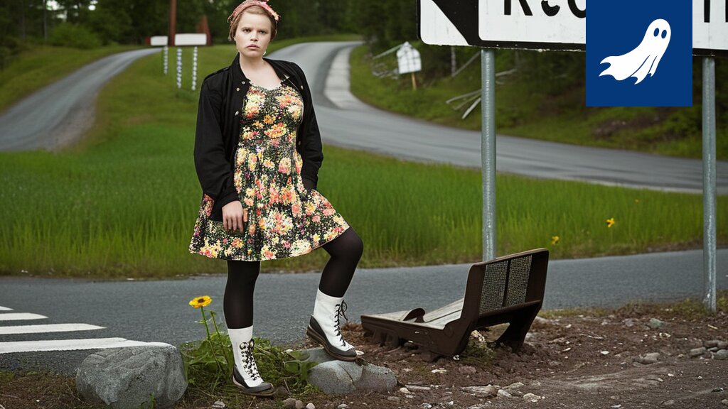 Viljakkalan kylänäkymä, jossa vihjataan osakkeiden myynnistä ja digitalisaatiosta.