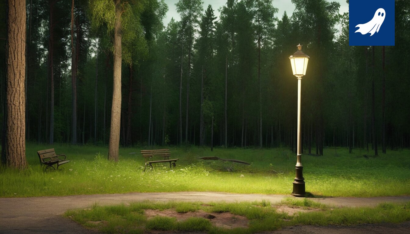 Sarjakuvamainen kuva Haamulehden näköislehden latausvirheestä, symboloiden lukijoiden kokemaa turhautumista.