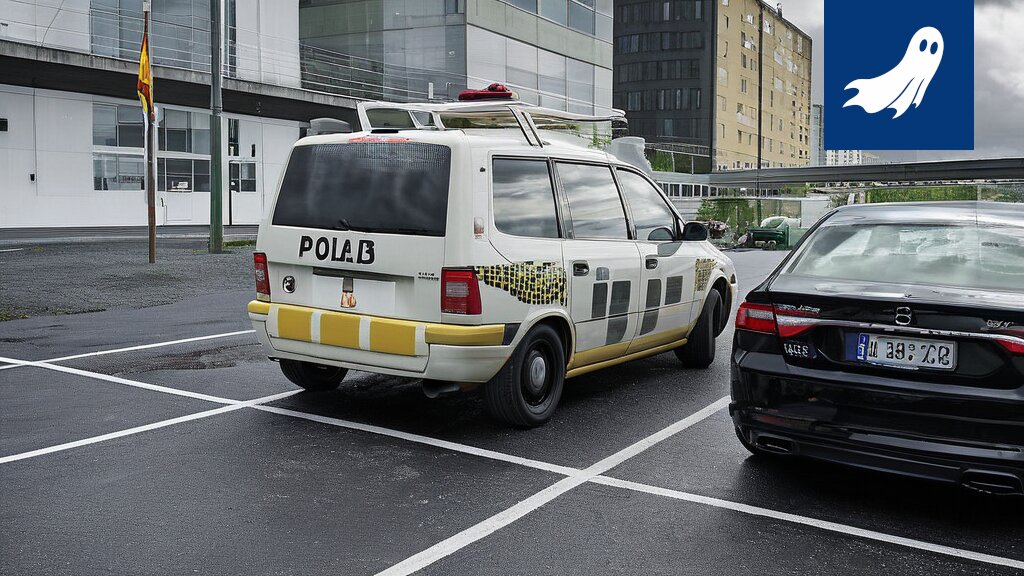 Poliisiauto pysäköity epäloogiseen paikkaan Tampereen keskustassa, kuva havainnollistaa uutta "A-Tehtävä Valmius" -ohjelmaa.