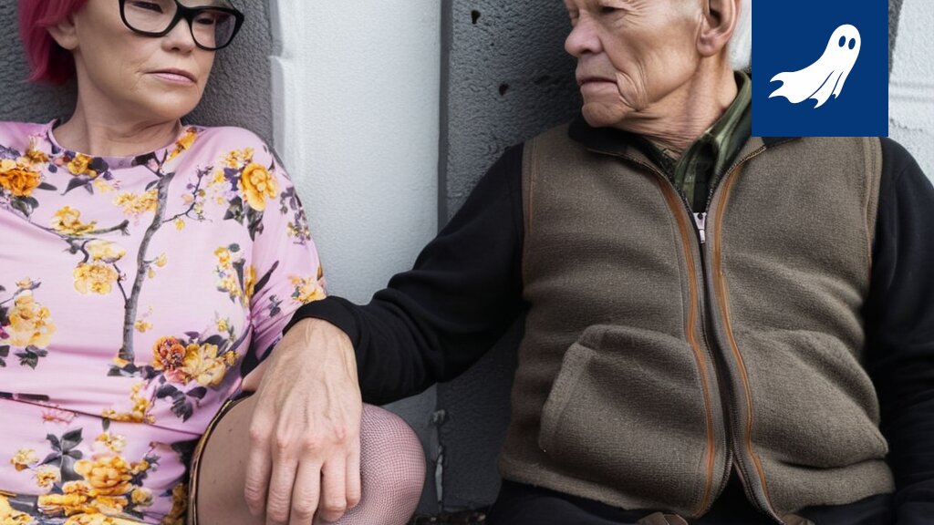 Sirpa ja Mauno, eläkeläispariskunta, vihitään Hakametsässä jääkiekkoturnauksen taustalla, symboloiden datan ja rakkauden yhdistelmää.