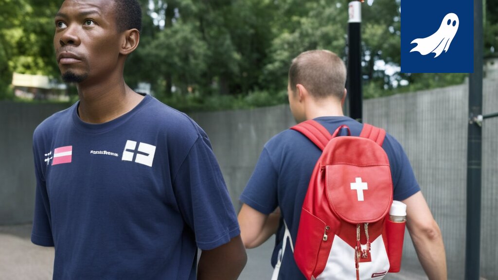 Satiirinen kuva juoksijasta pyörätien keskellä, symboloiden datan keräämistä ja urheilun kaupallistumista.