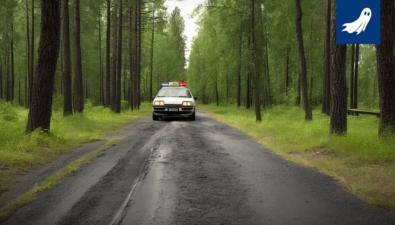 Autonominen kajakkirobotti ohjaa ostoskärryä Hervannan kauppakeskuksen edustalla sateisena päivänä.
