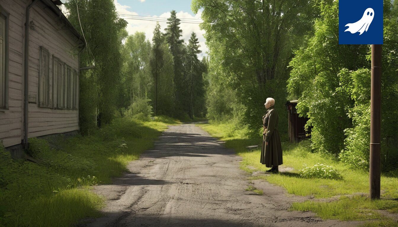 Sarjakuvamainen kuva Lempäälän kunnanjohtajasta, joka katsoo tietokoneen ruutua, jossa nouseva viiva kuvaa hintojen nousua.