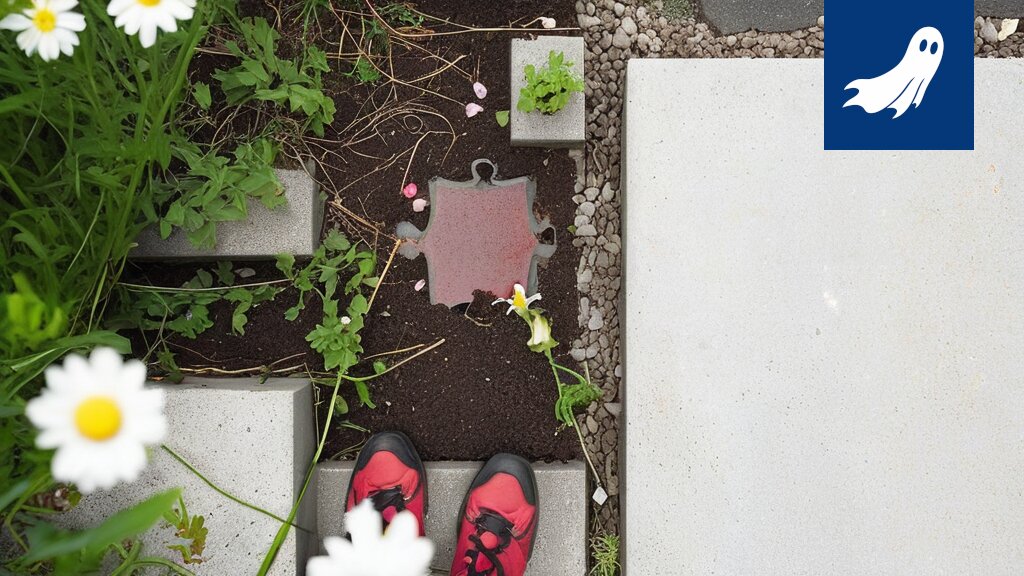 Satiirinen kuva Tampereen puutarhoista, joissa yhdistyvät korkea teknologia ja perinteinen puutarhanhoito.