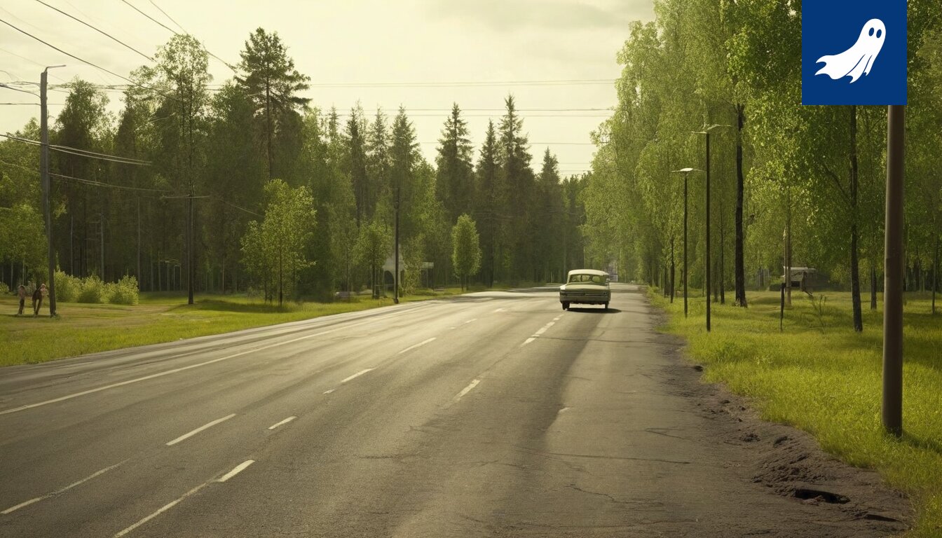 Satiirinen kuva Tampereen ratikasta täynnä paketteja, ihmiset ahtaasti tavaratilassa.