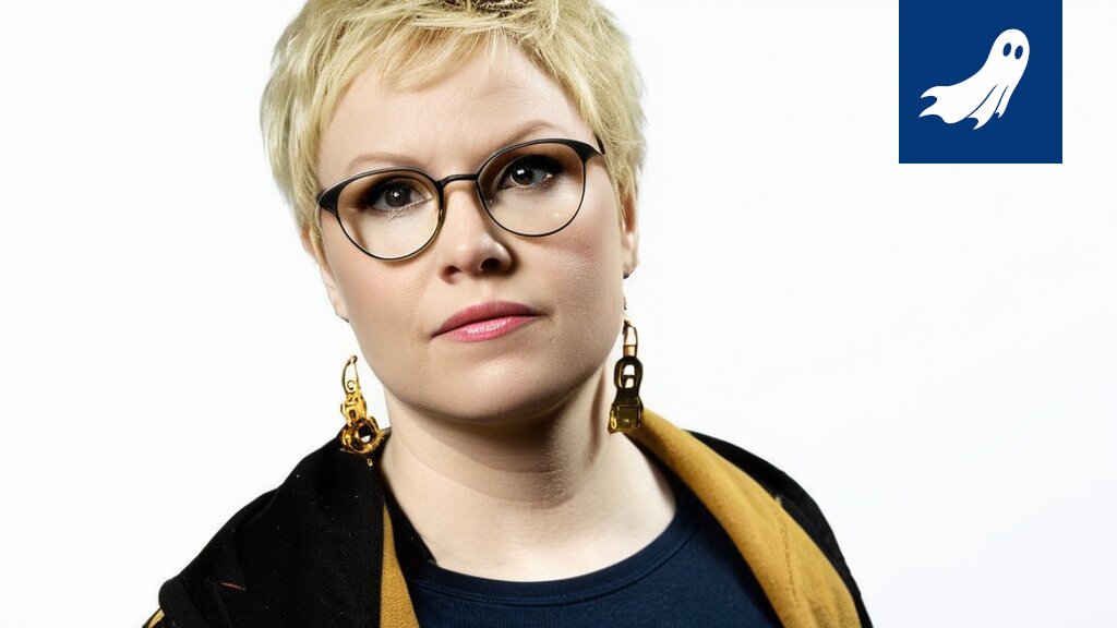 Robotti-poliisi ohjaa pyöräilijöitä teollisuusalueelle, satiirinen uutiskuva.