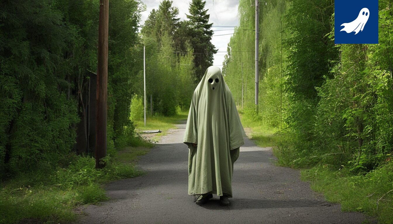 Festarikävijät seisovat sateessa, päälleen kohdistuvien personoitujen mainosten kanssa.