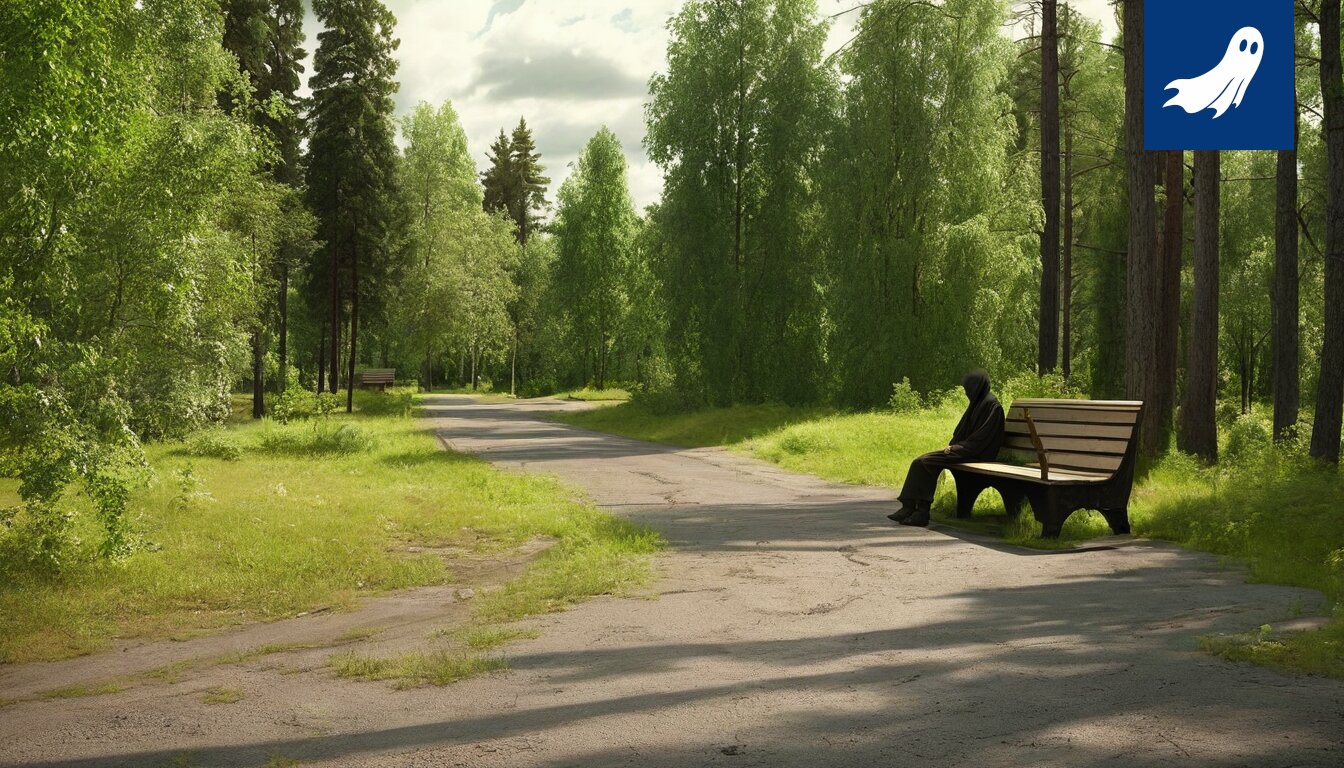 Sarjakuvamainen kuva Ilveksen pelaajasta, jonka päästä lähtee nuotteja, symboloiden tekoälyn ja musiikin yhdistelmää.