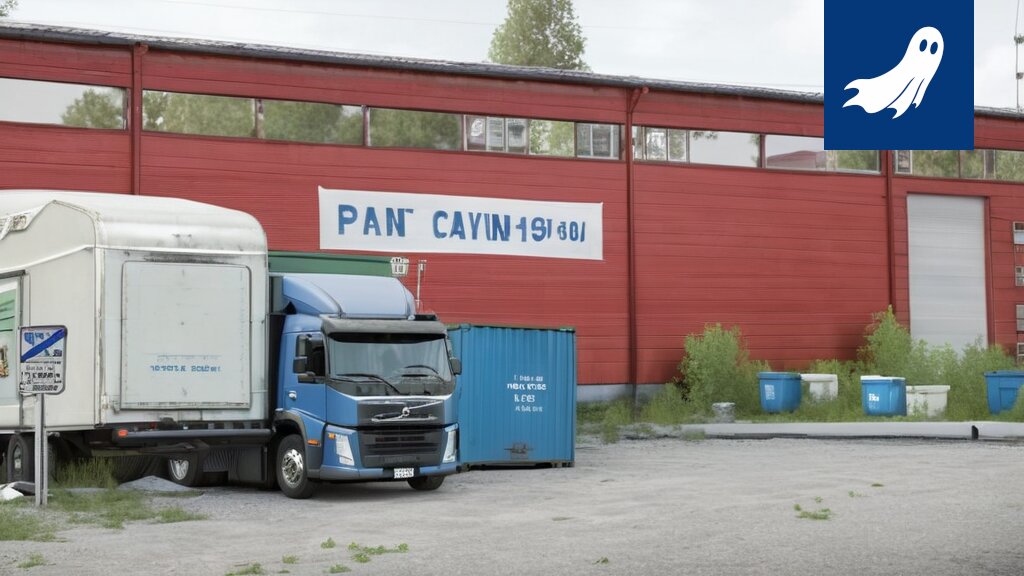 Pilapiirros Walki Medicalin toimitusjohtajasta pakkaamassa tavaroitaan Valkeakoskelta, viitaten yrityksen veroparatiisipakoon.
