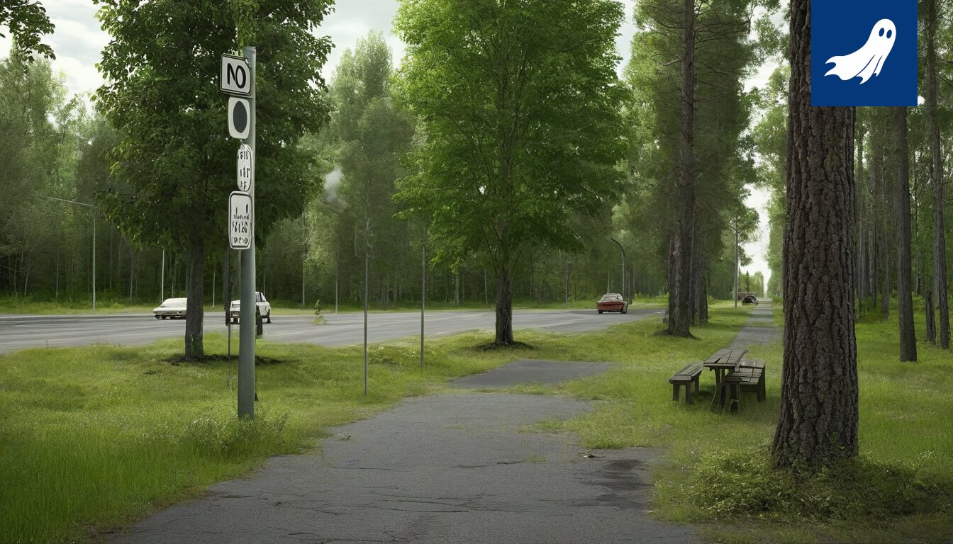 Kuva Vuolteenkadun katutöistä, jossa näkyy runsaasti betonipylväitä ja mahdollisesti mainoksia.