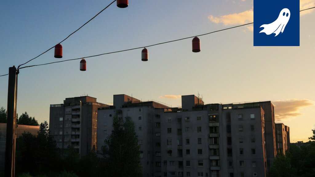 Sarjakuvamainen kuva lemmikistä, joka maksaa vuokraa, symboloiden Tampereen vuokramarkkinoiden absurdiutta.