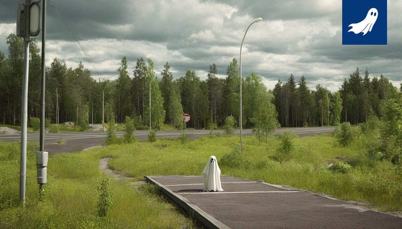 Futuristinen superbussi partioi Tampereen kaduilla valvontakameroilla varustettuna.