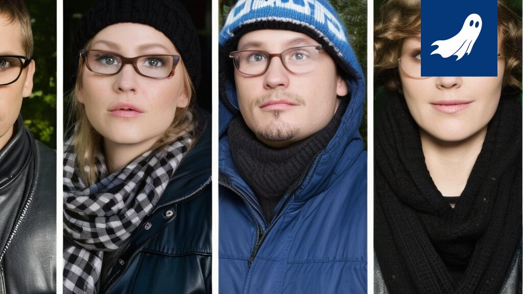 Sarjakuvamainen kuva Haamulehden toimittajasta, jonka pää on korvattu tietokoneella, symboloiden uutistuotannon automatisointia.