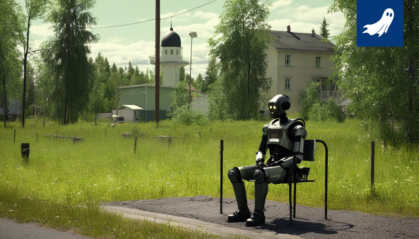 Robottipoliisit valvovat Tampereen risteystä, aiheuttaen kaaosta ja kansalaisten mielenosoituksia.