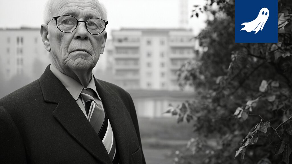 Sarjakuvamainen kuva Erkki Pystysestä tietokoneen sisällä, kiekko symboloimassa poliittista vaikutusta.