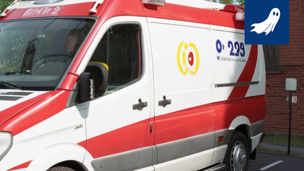 Pirkanmaan hyvinvointialueen logo yhdistettynä osakekurssin nousukäyrään, symboloiden uutta ensihoitomallia.