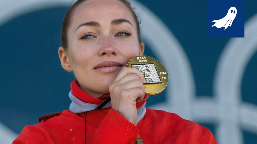 Robotti laskee olympialaisten mitalien arvoa rahallisessa mielessä.