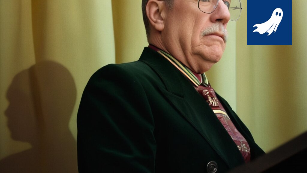 Sarjakuvamainen kuva Pentti Holapasta lataamassa itseään pilveen, ympärillä suudelmia symboloivia elementtejä.