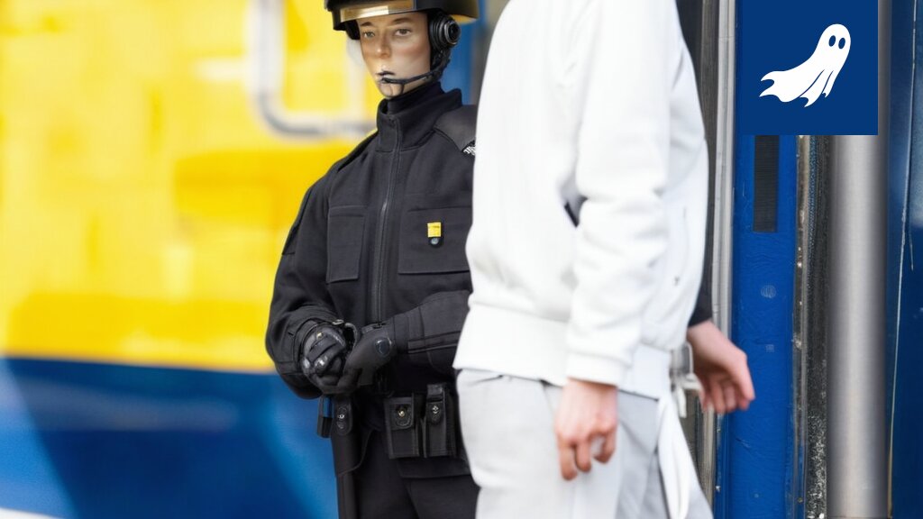 Robocop valvoo parkkipaikkoja Ilves-HJK ottelun yhteydessä Tampereella.