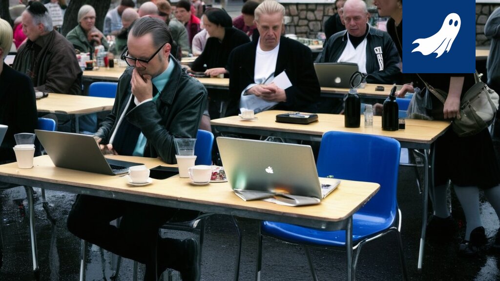 Sarjakuvamainen kuva Pirkanmaan aluevaltuuston kokouksesta metaversumissa, jossa hahmot ovat digitaalisia avatareita.