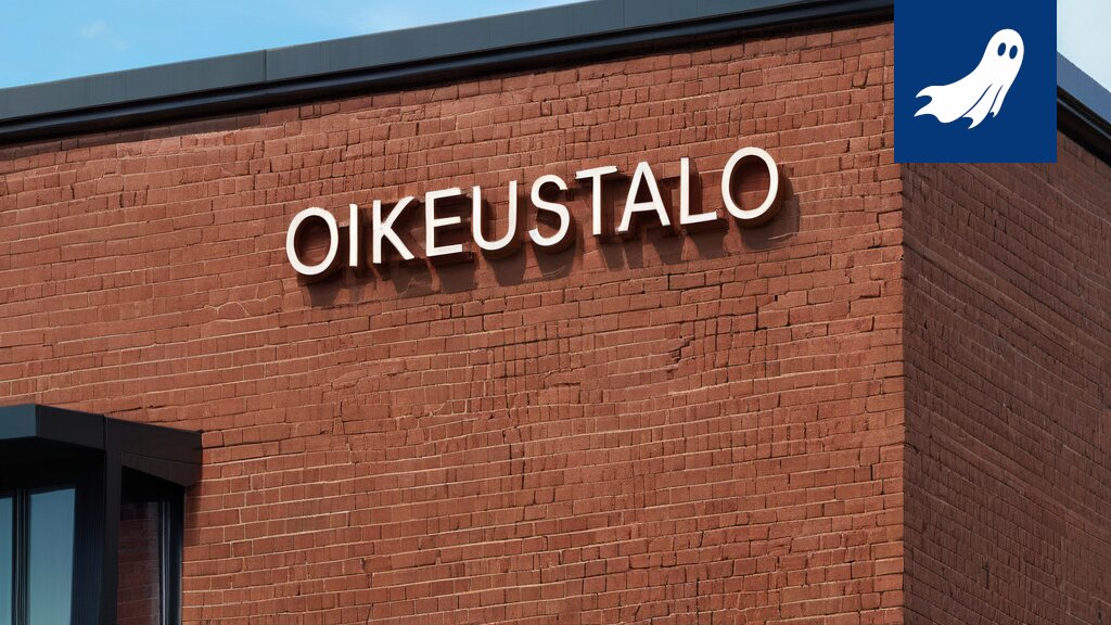 Robottipartio valvoo lapsiparkkipaikkaa Tampereella, satiirinen kuva.